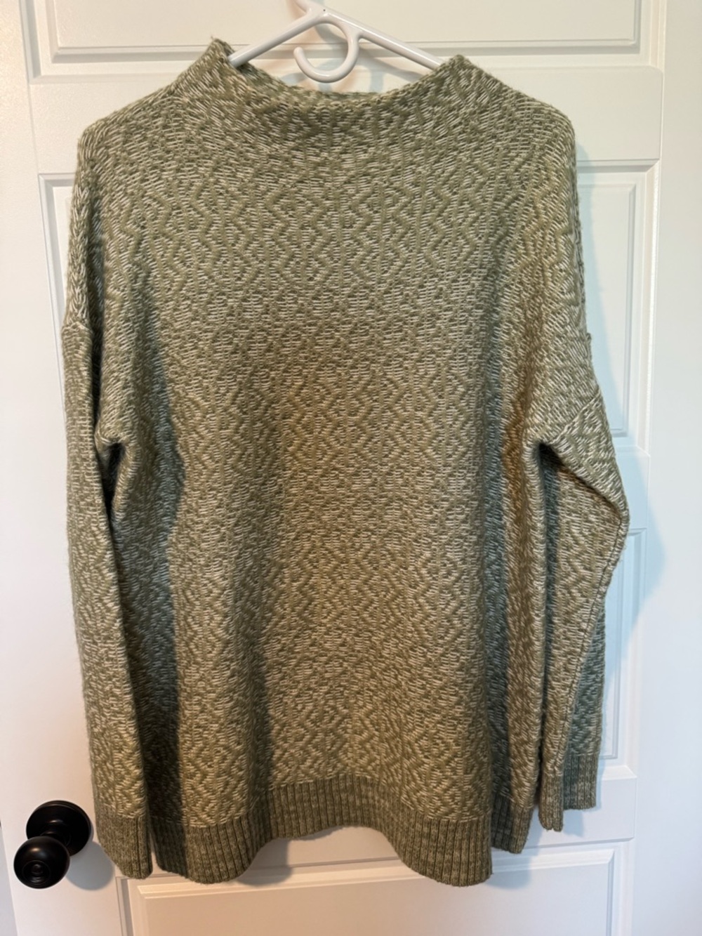 Banana Republic Heritage Merino Wool/Mohair Blend Sweater, Light Green, Size M